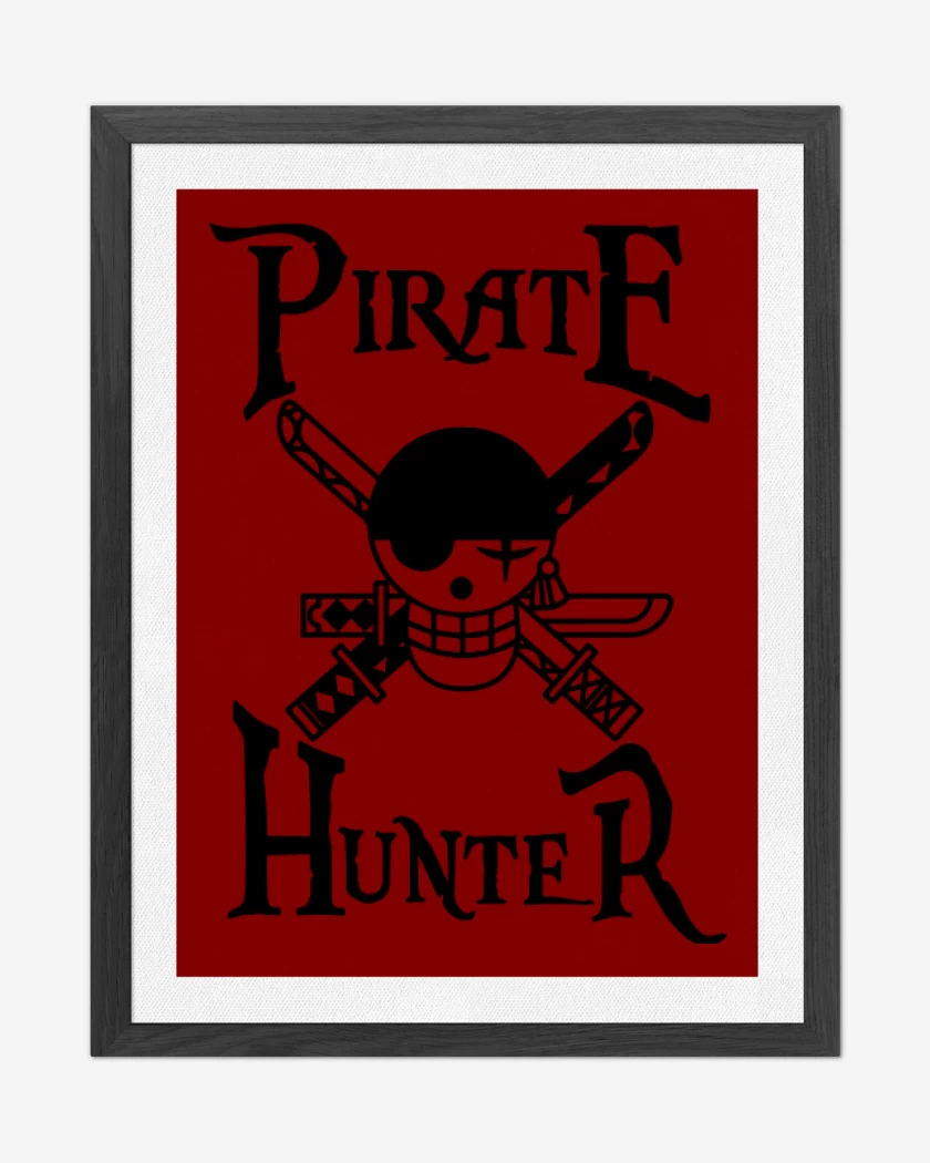 Cuadro decorativo Rojo de Pirate Hunter