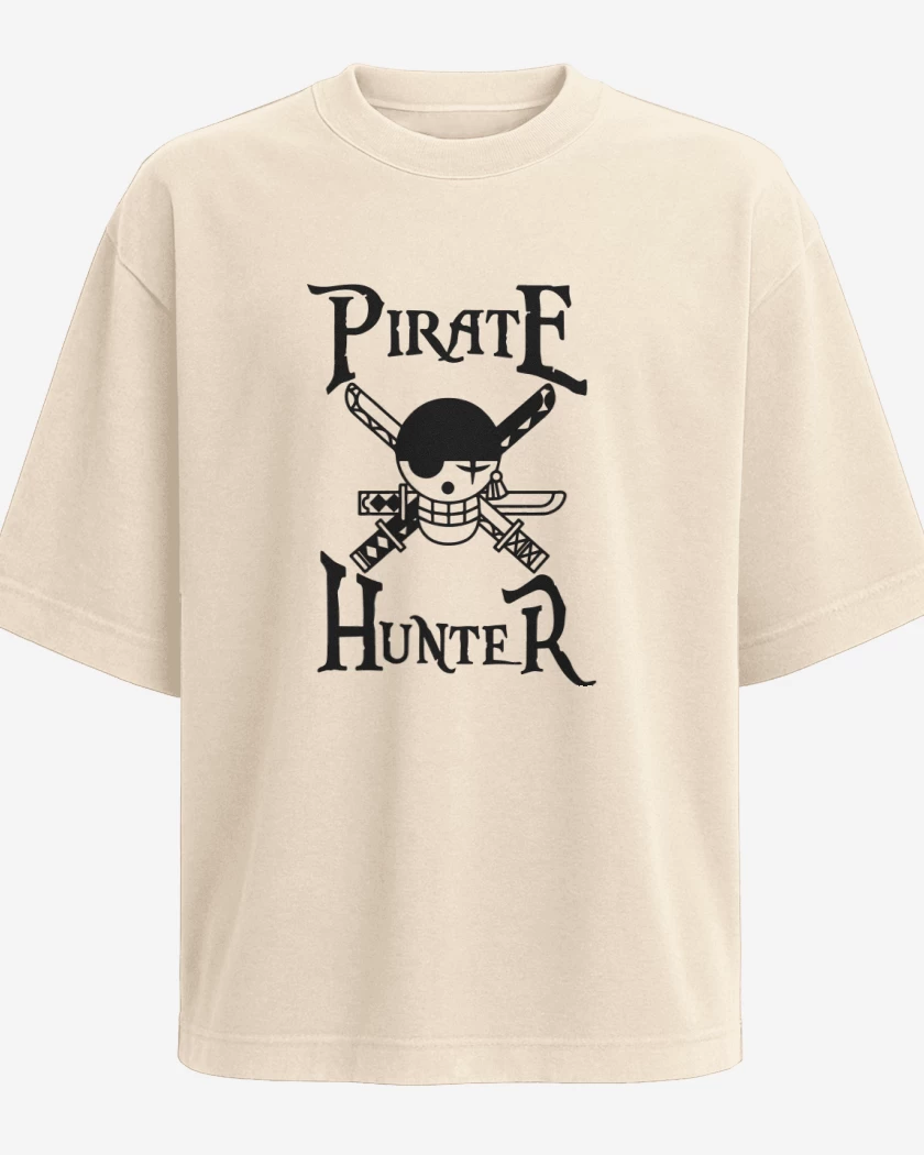Polera Oversize Beige de Pirate Hunter