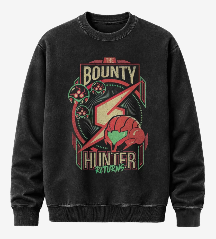 Poleron Polo Acid Wash Negro de The bounty hunter returns