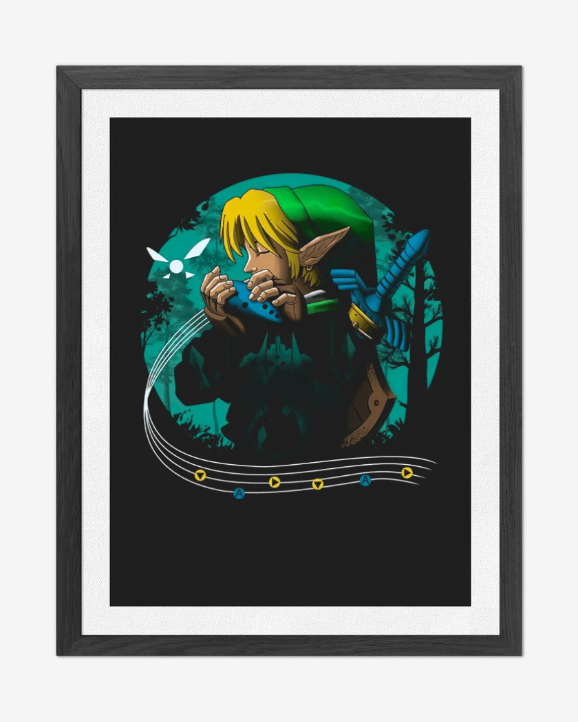 Cuadro decorativo Negro de Hyrule time