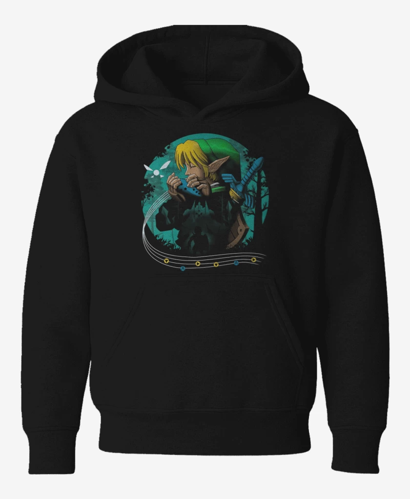 Poleron de niño Negro de Hyrule time