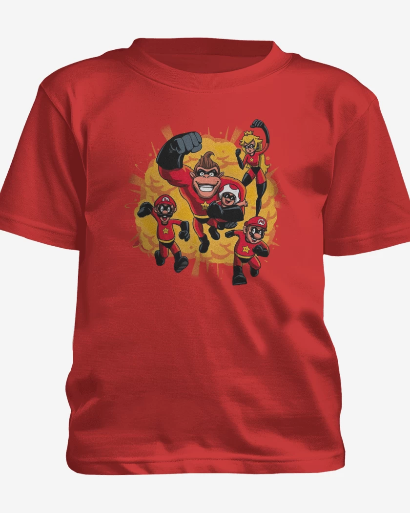 Polera de niño Rojo de Increibles Snes