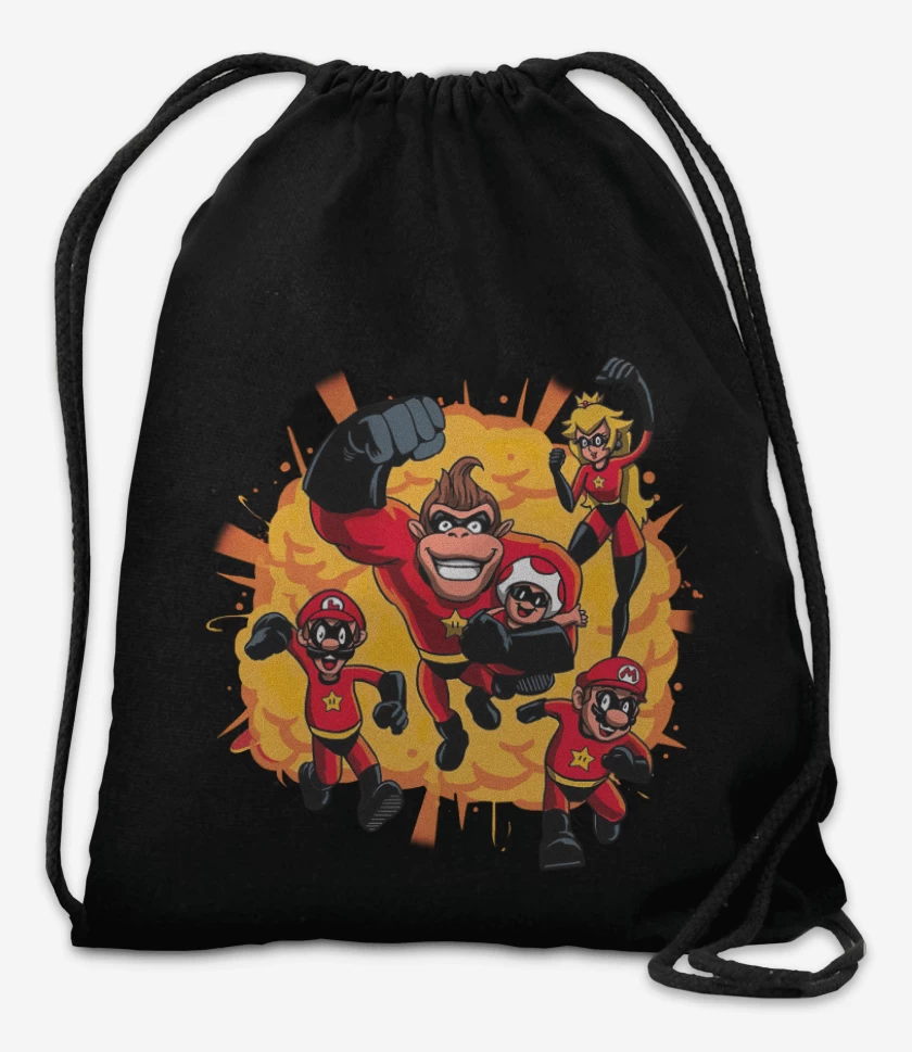 Mochila Negro de Increibles Snes