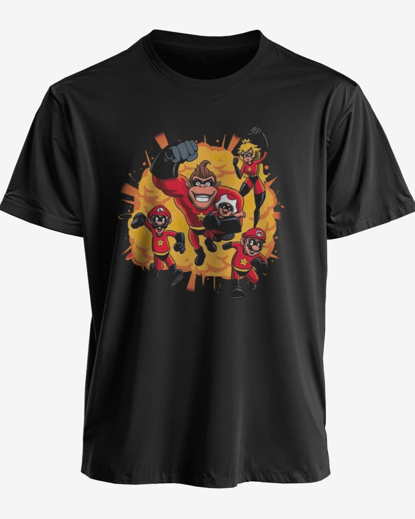 Polera premium Negro de Increibles Snes