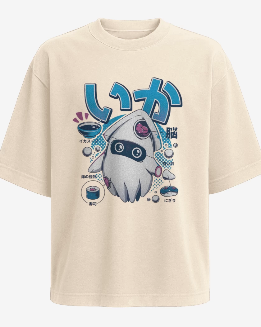 Polera Oversize Calamarcito