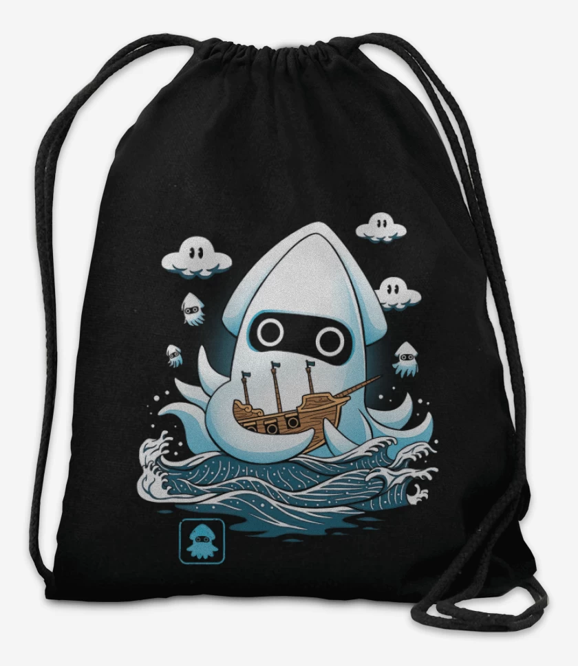 Mochila Negro de Calamar