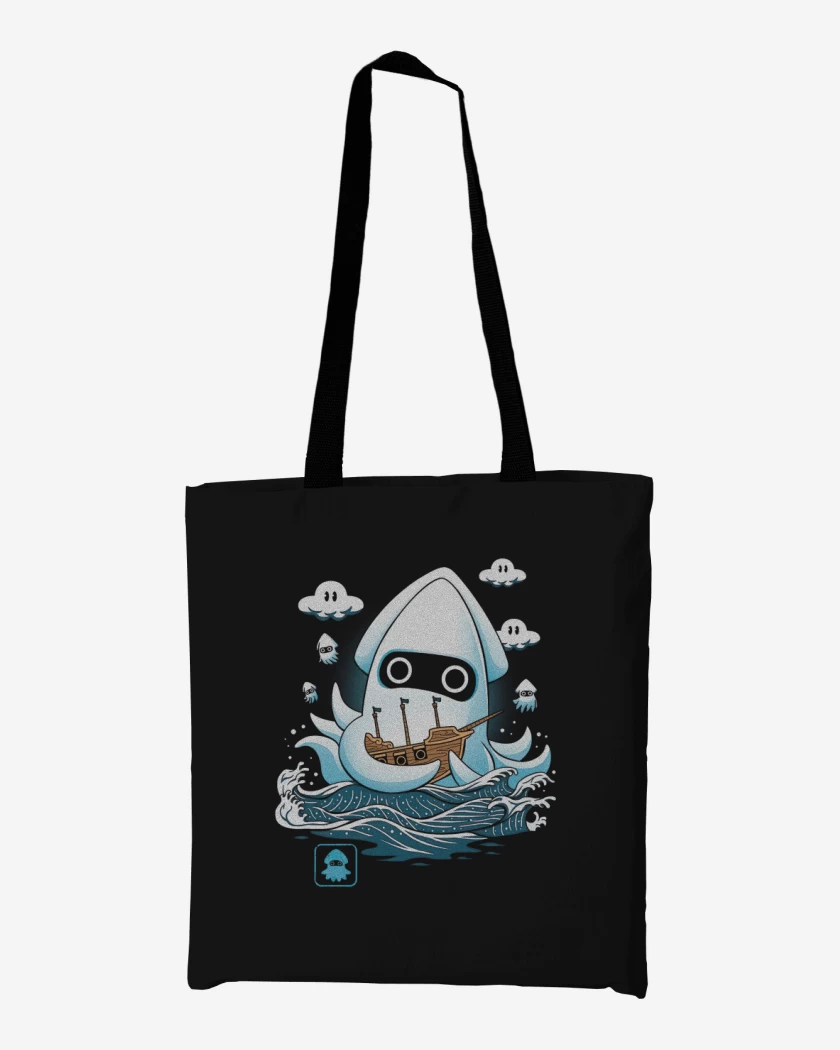 Totebag Negro de Calamar