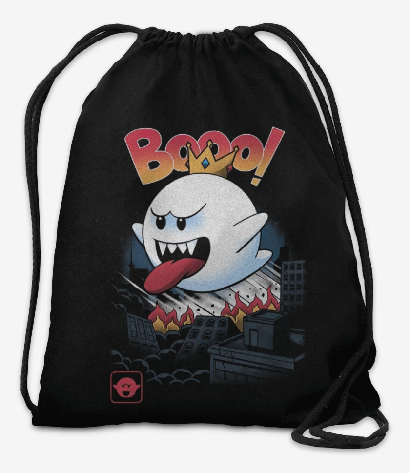 Mochila Negro de King boo
