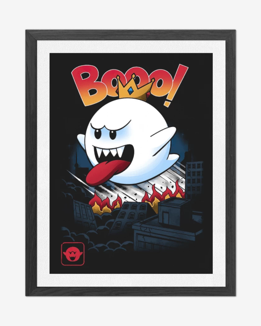 Cuadro decorativo Negro de King boo