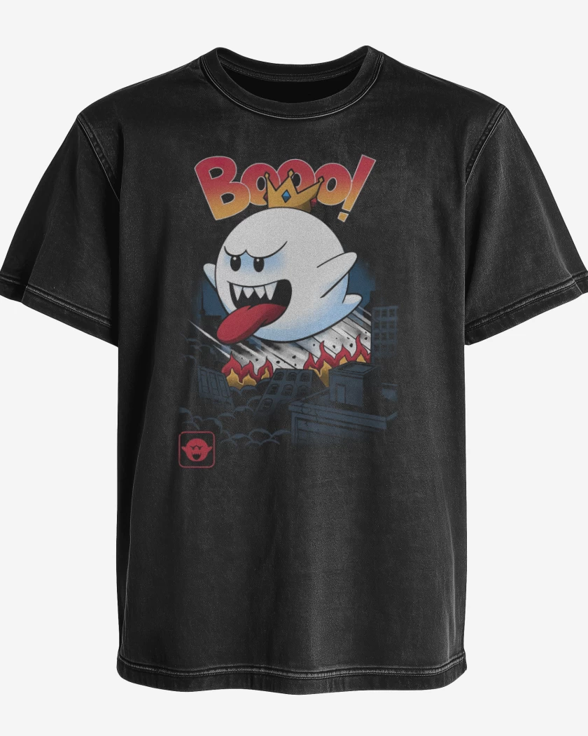Polera desgastada King boo