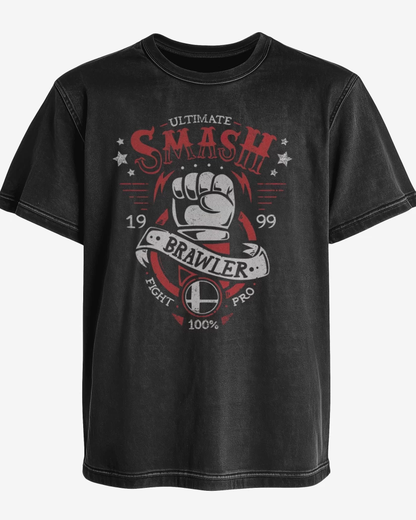 Polera desgastada Smash Brawler