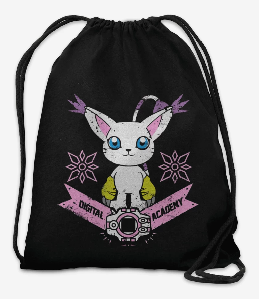 Mochila Negro de Gatomon