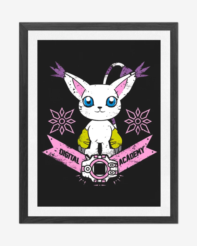 Cuadro decorativo Negro de Gatomon