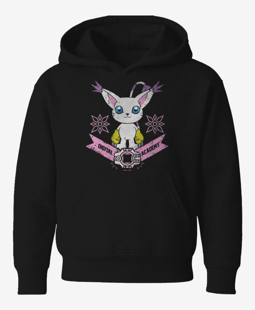 Poleron de niño Negro de Gatomon