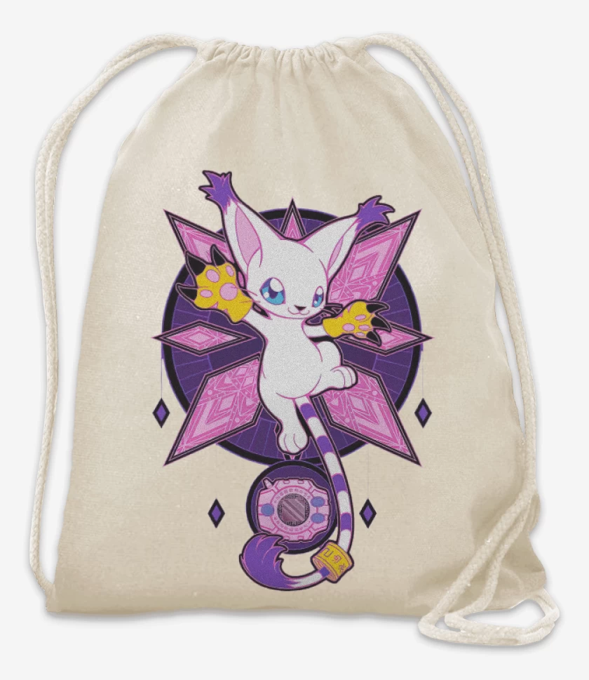 Mochila Blanco de Gatomon 2