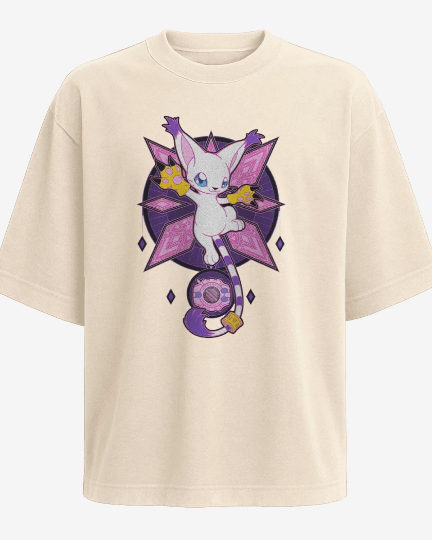 Polera Oversize Gatomon 2