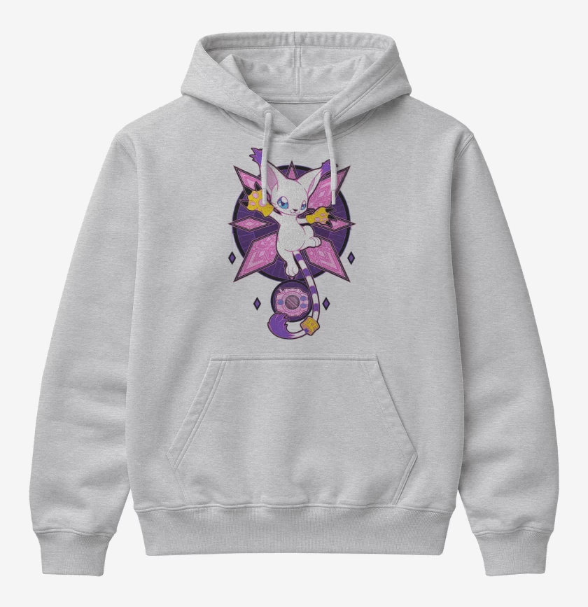 Poleron Canguro básico Gris Melange de Gatomon 2