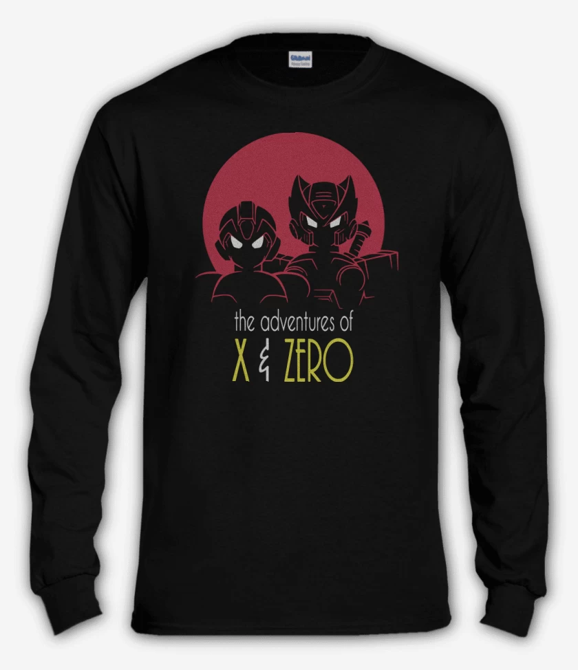 Polera manga larga Adventures of X & Zero