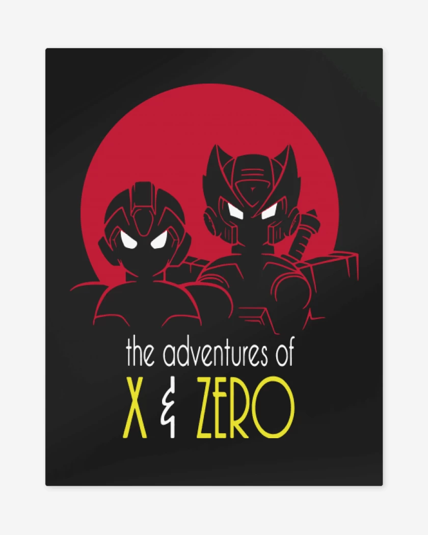 Print metalico Adventures of X & Zero