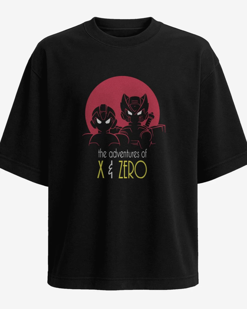 Polera Oversize Adventures of X & Zero