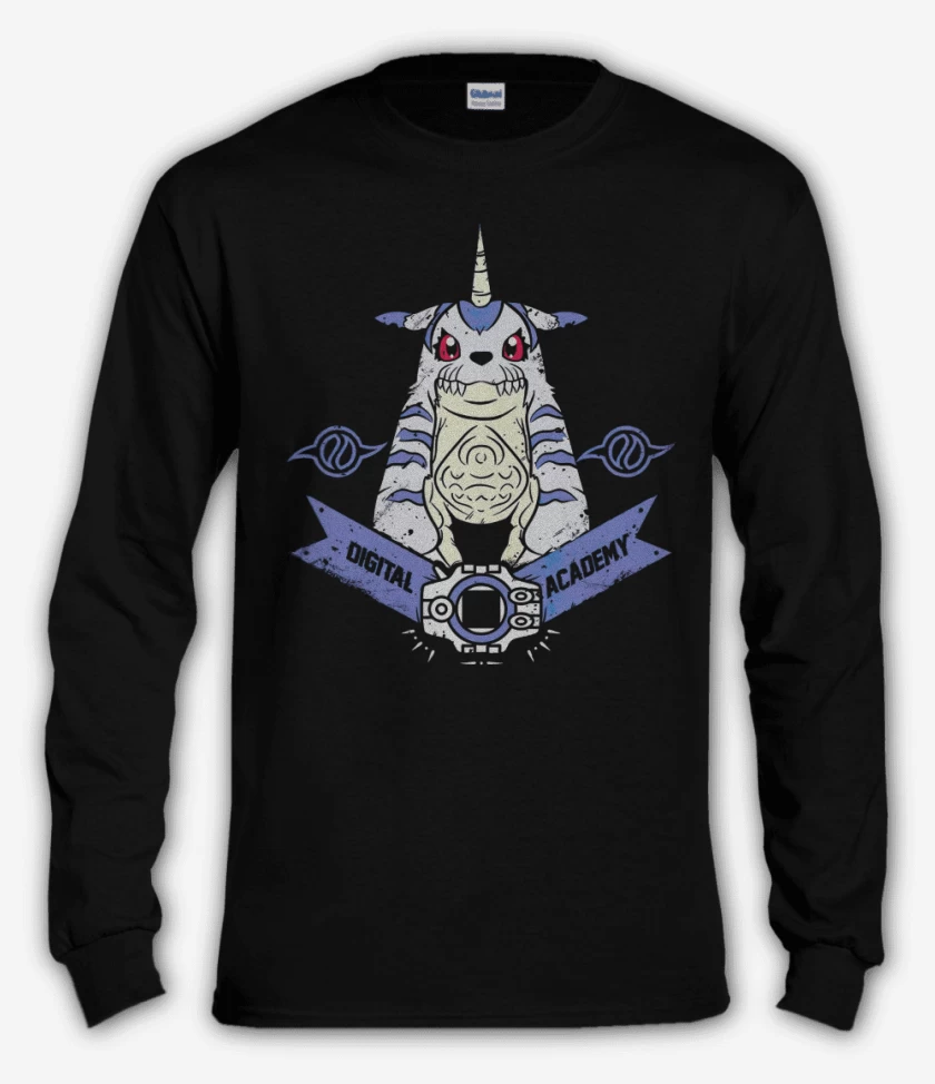 Polera manga larga Negro de Gabumon