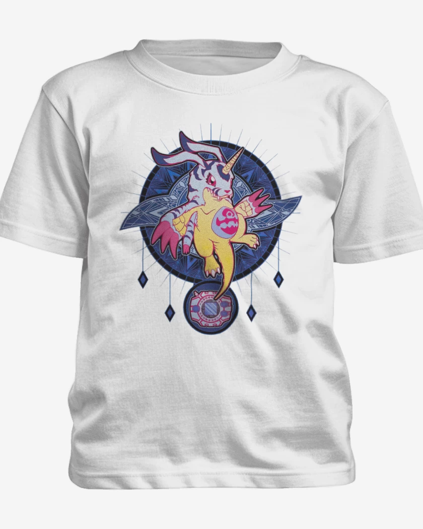 Polera de niño Blanco de Gabumon 2
