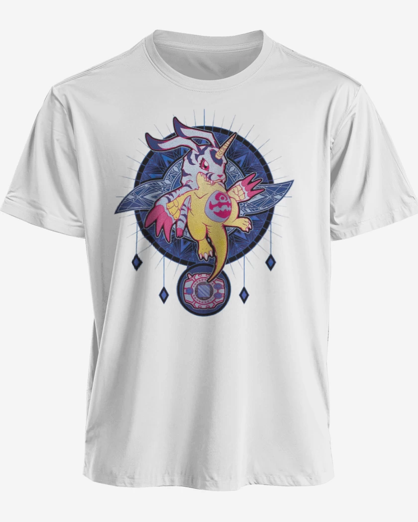 Polera premium Blanco de Gabumon 2
