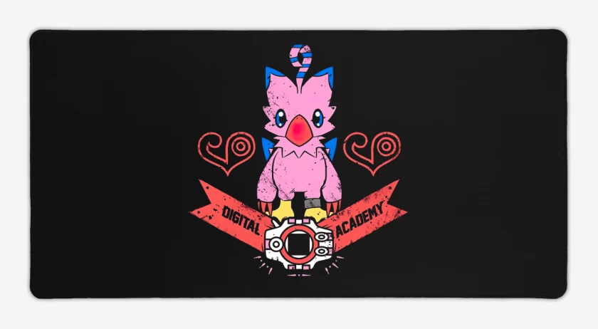 Mouse pad Gamer Negro de Biyomon
