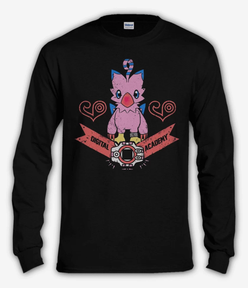 Polera manga larga Negro de Biyomon