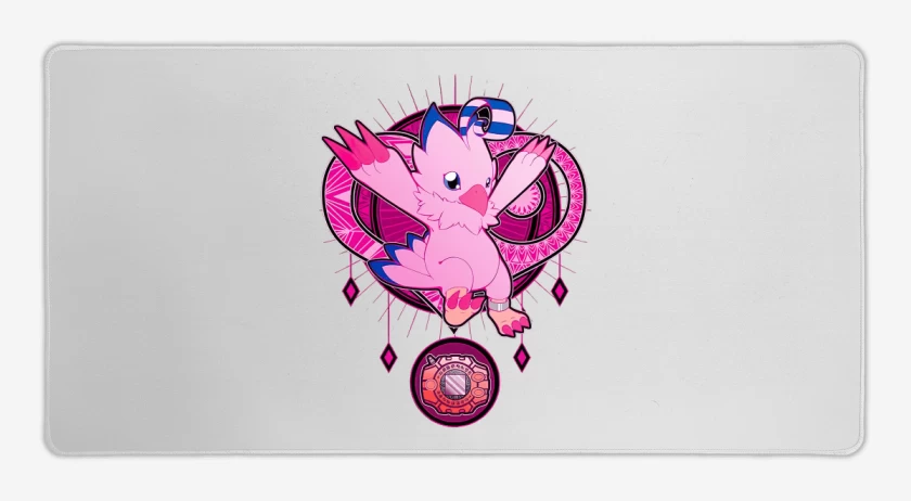 Mouse pad Gamer Blanco de Biyomon 2