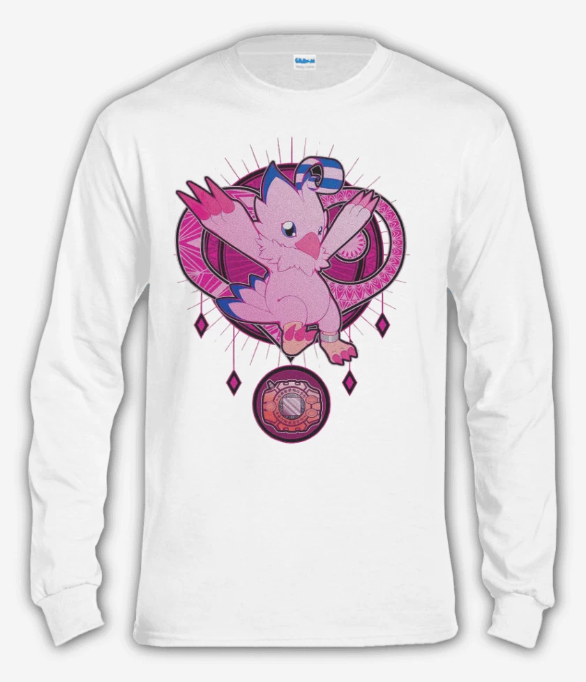 Polera manga larga Blanco de Biyomon 2