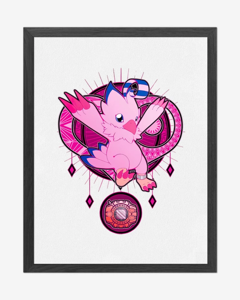 Cuadro decorativo Blanco de Biyomon 2
