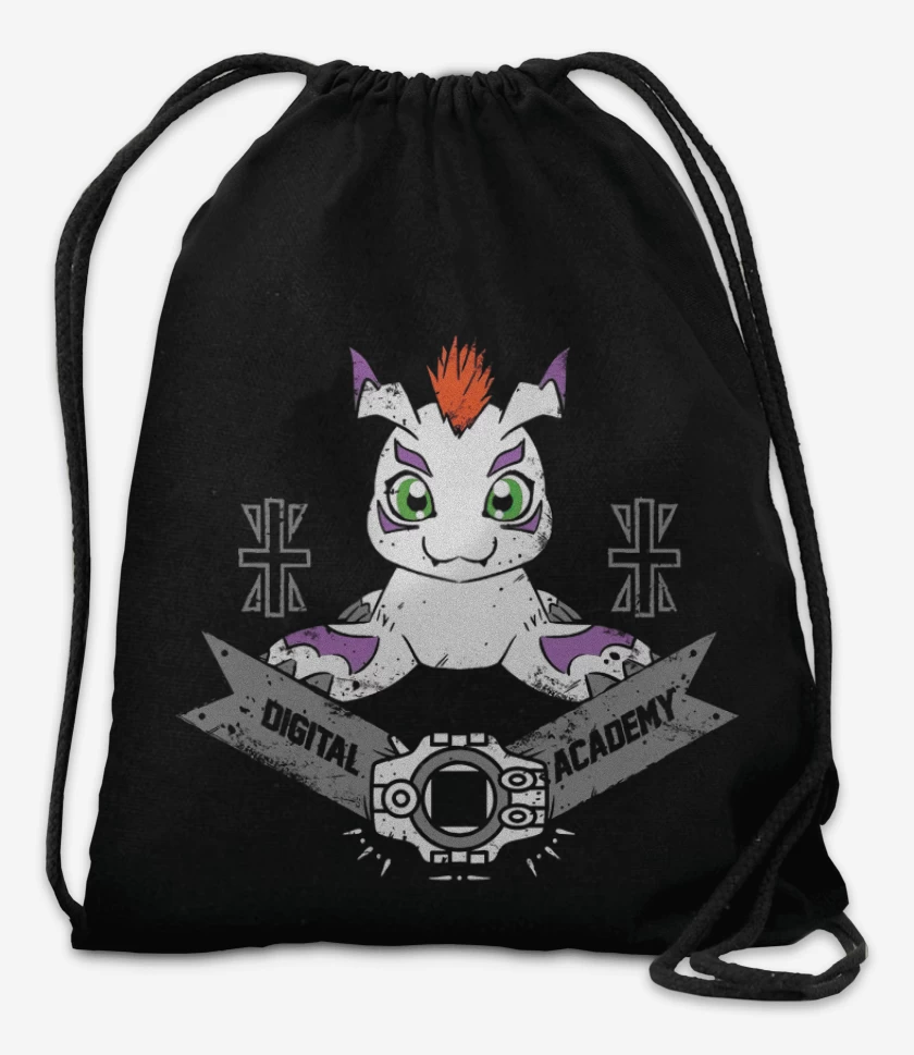 Mochila Negro de Gomamon