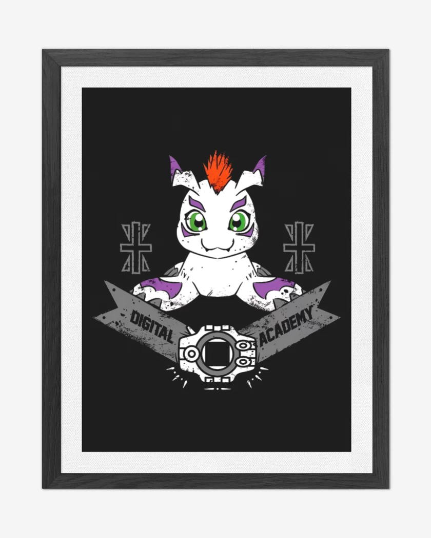 Cuadro decorativo Negro de Gomamon