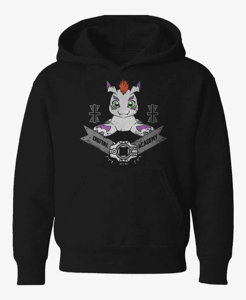 Poleron de niño Negro de Gomamon