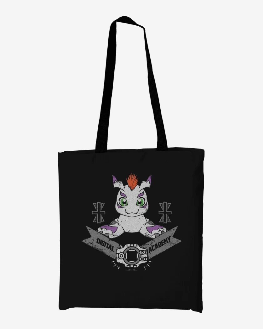 Totebag Negro de Gomamon