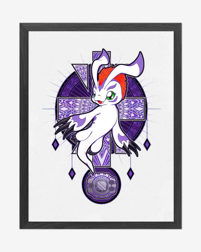 Cuadro decorativo Blanco de Gomamon 2