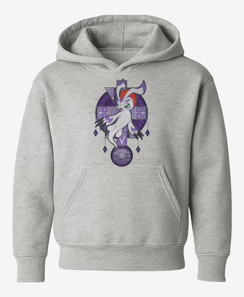 Poleron de niño Gris Melange de Gomamon 2