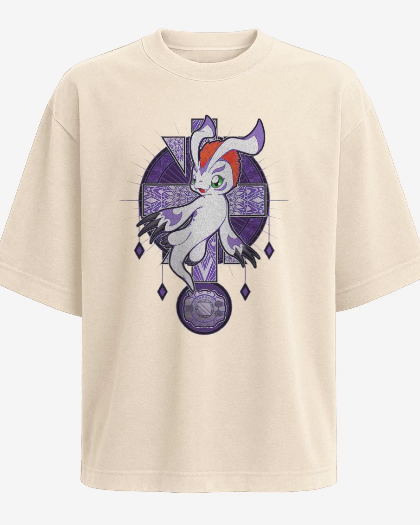 Polera Oversize Beige de Gomamon 2