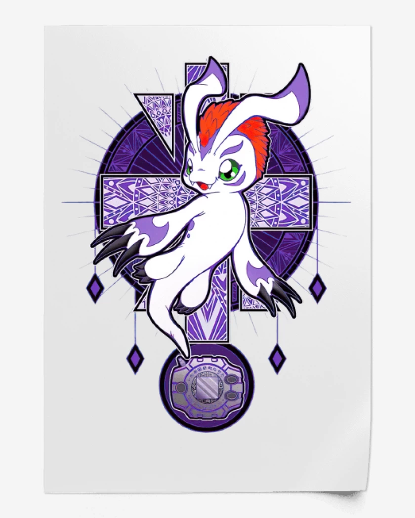 Print Blanco de Gomamon 2