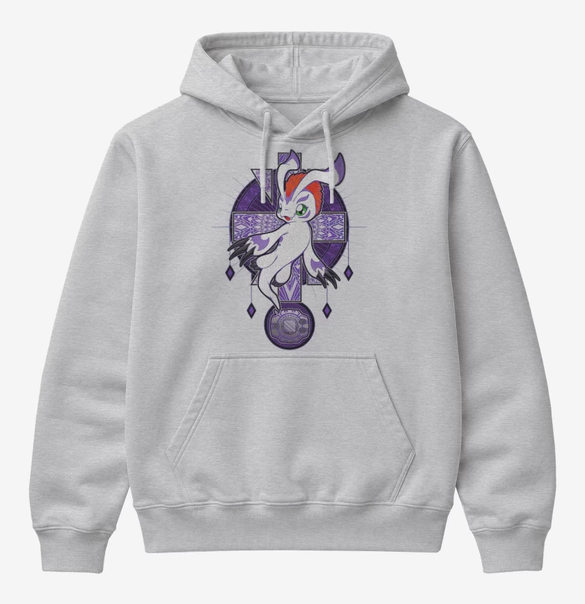 Poleron Canguro básico Gris Melange de Gomamon 2