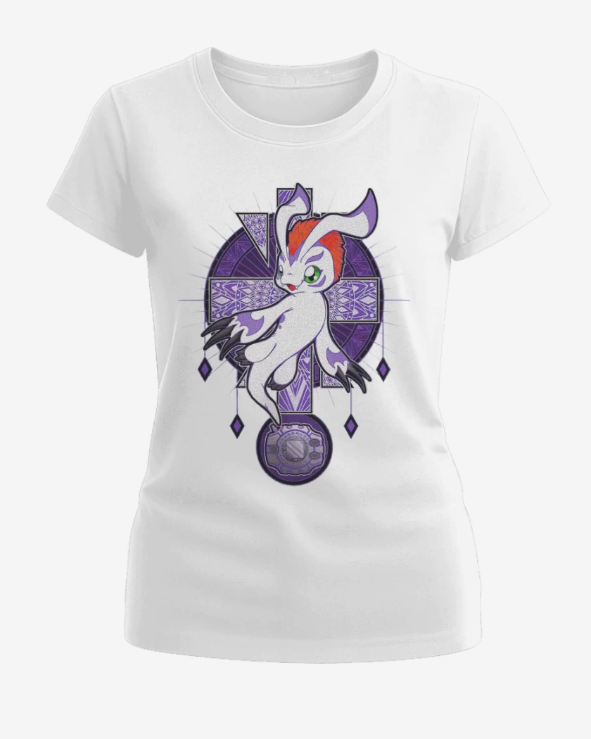Polera de Mujer Blanco de Gomamon 2