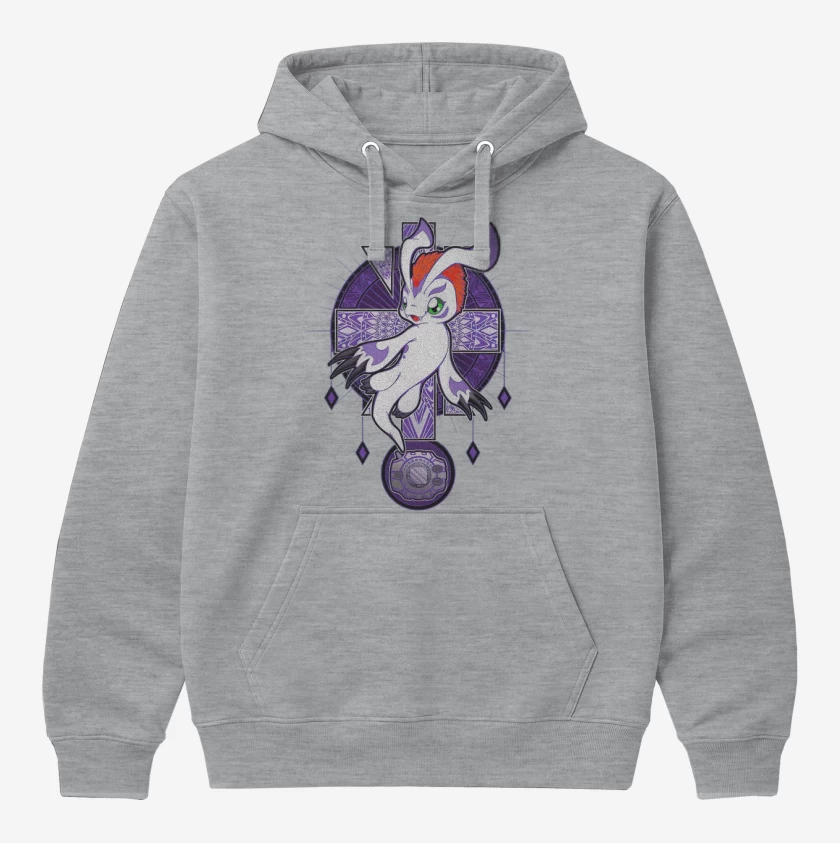 Polerón Canguro Gris Melange de Gomamon 2