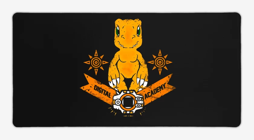 Mouse pad Gamer Negro de Agumon nro 2