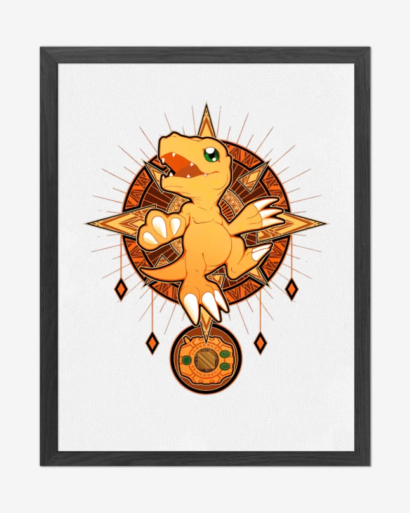 Cuadro decorativo Agumon nro 4