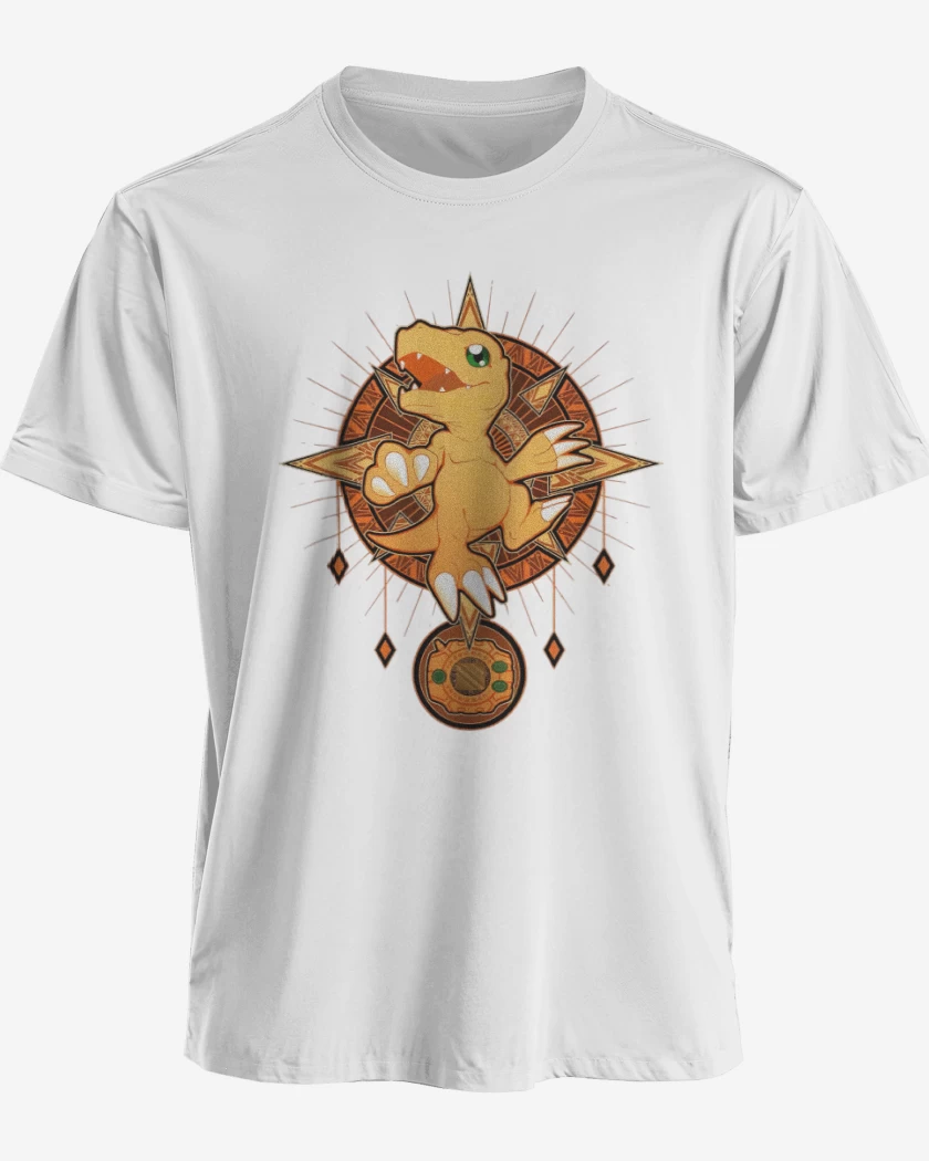 Polera premium Blanco de Agumon nro 4