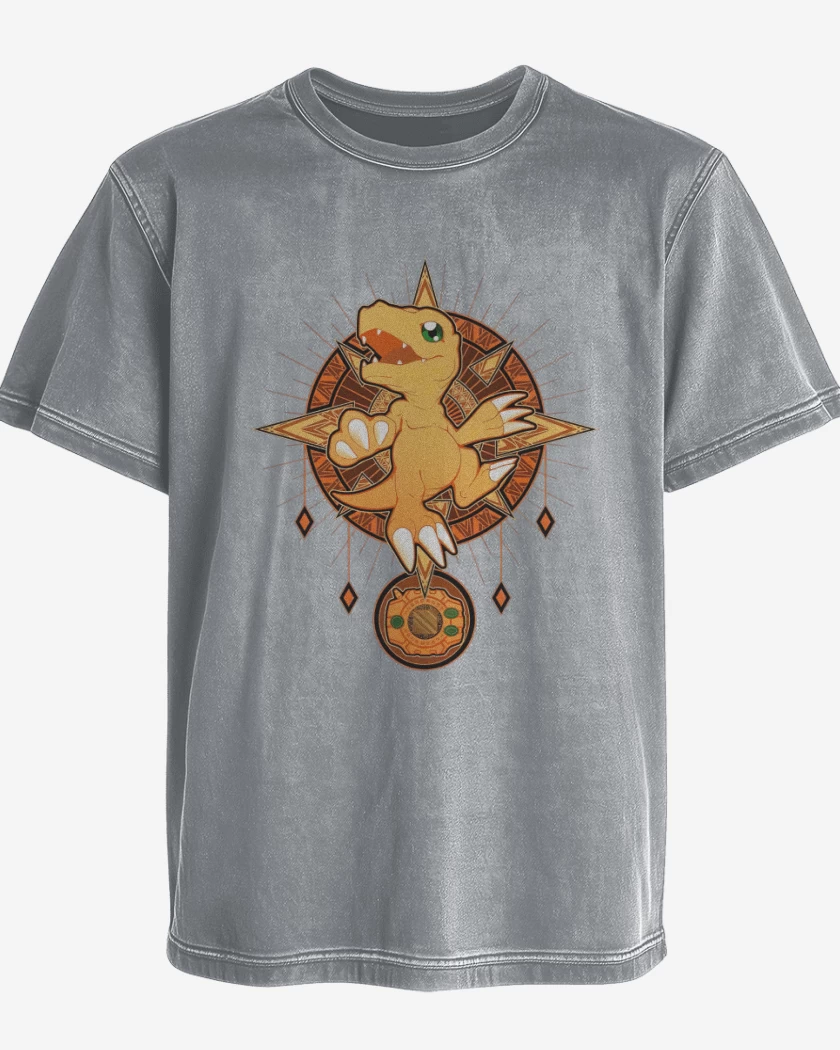Polera desgastada Agumon nro 4