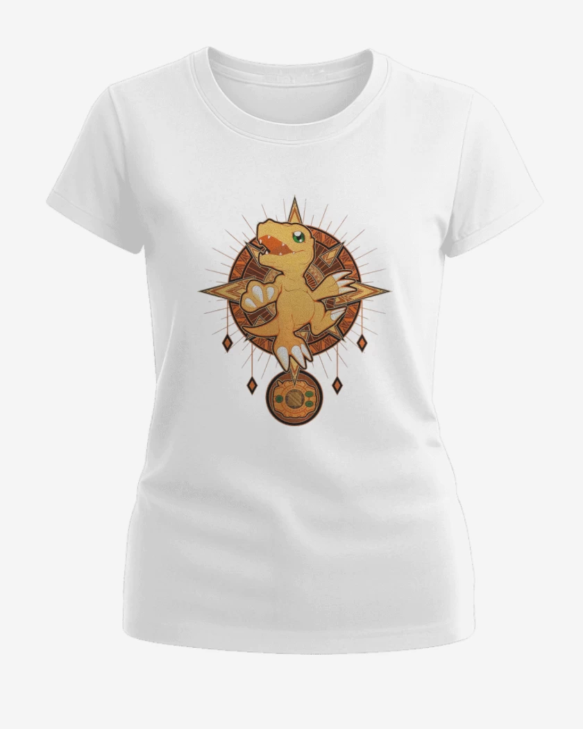 Polera de Mujer Blanco de Agumon nro 4