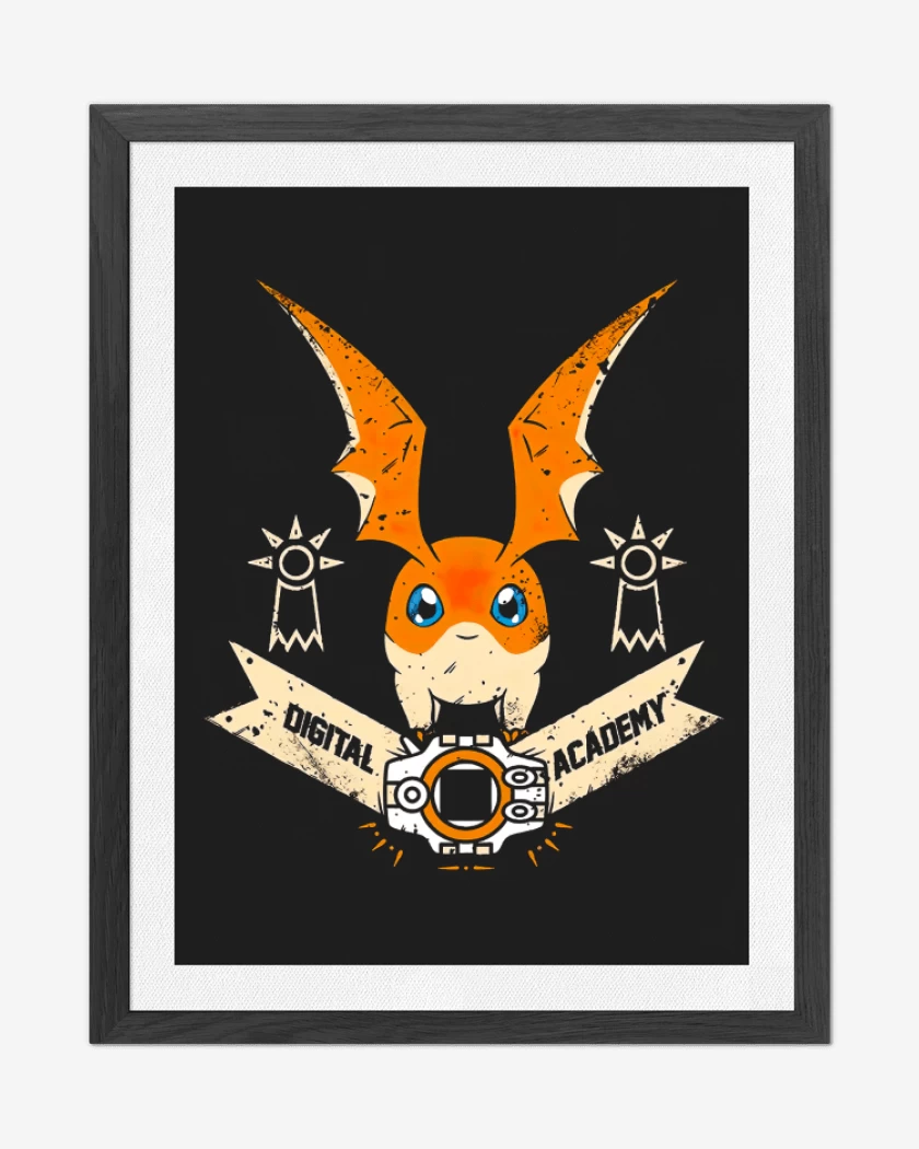 Cuadro decorativo Negro de Patamon 