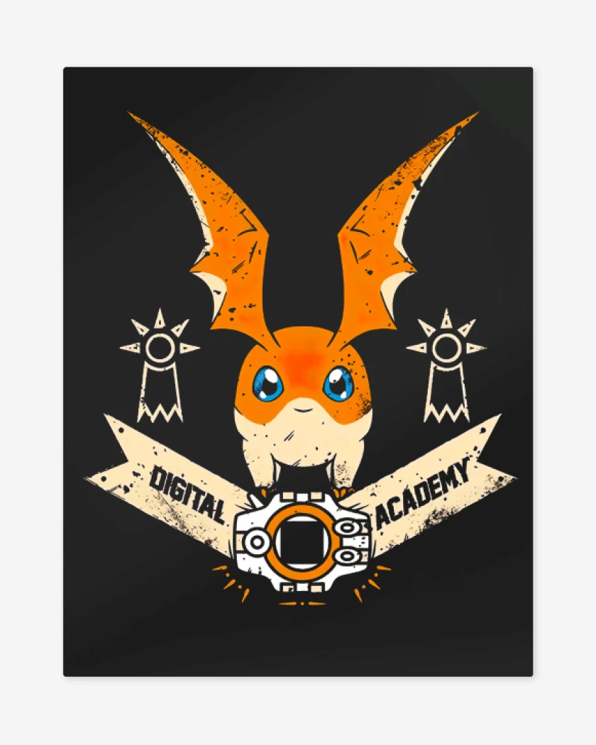 Print metalico Negro de Patamon 